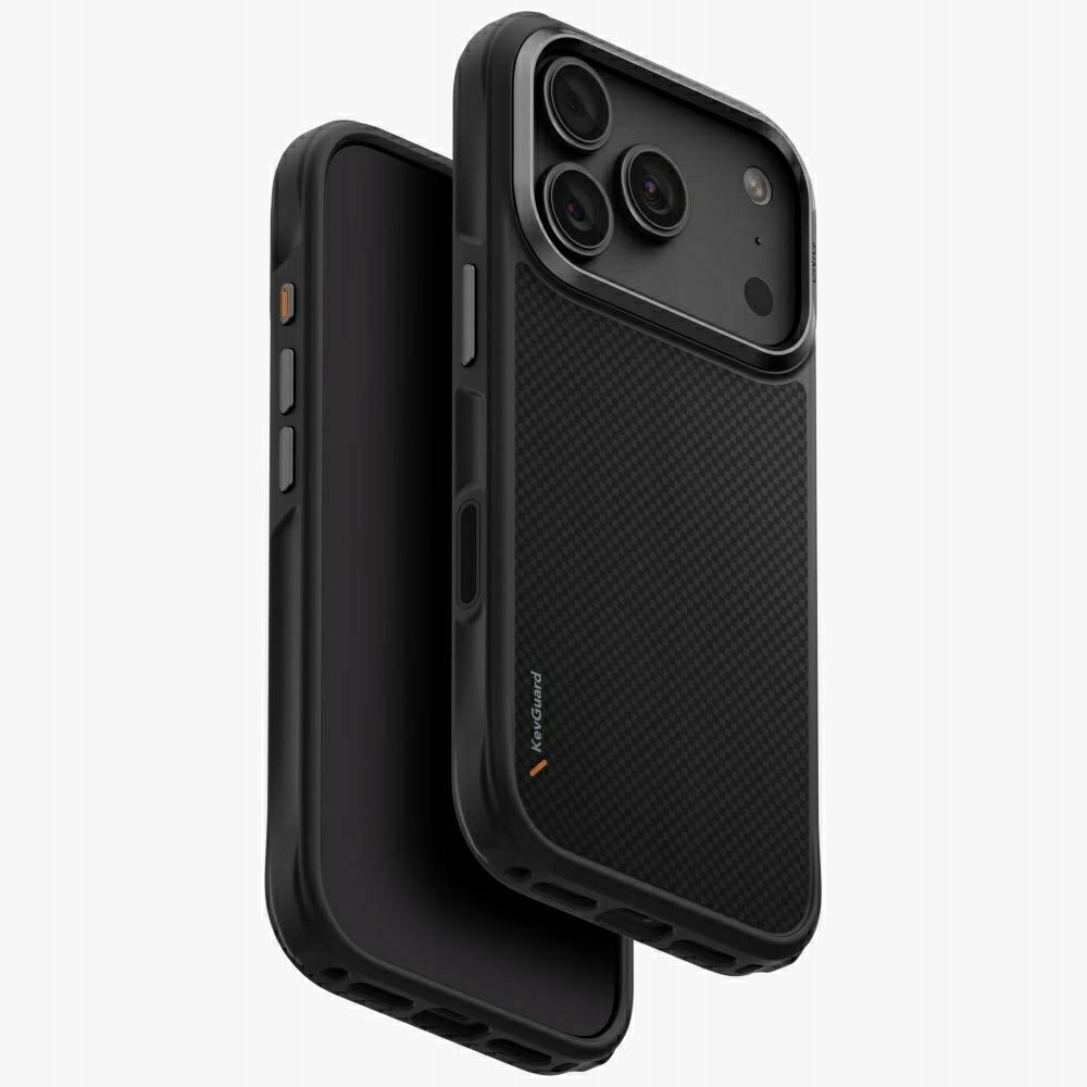 Pouzdro Uniq Keva pro iPhone 18 Pro 17 Pro Magclick Charging, černé
