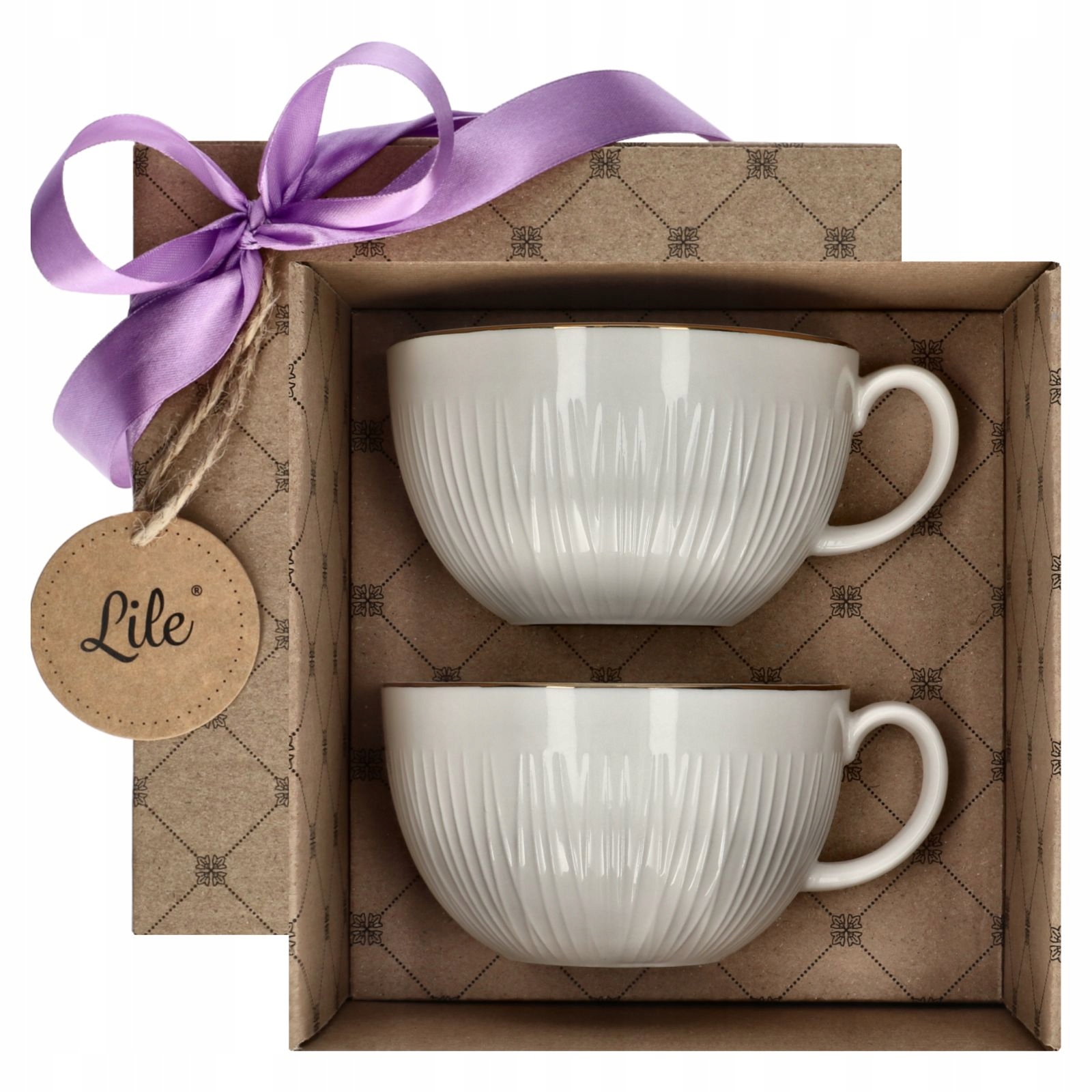 

Filiżanka duża do kawy porcelanowa 2 szt