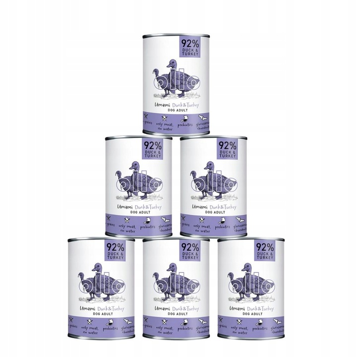 Levně Ollo Umami Kachna Krůta Krmivo mokré pro psa 400 g