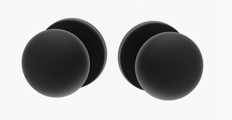 dverové gombíky Lux Ro čierne