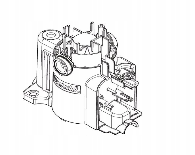 Makita – Hlavní Pouzdro Horní Frézky RP1111C Originál 141F71-5