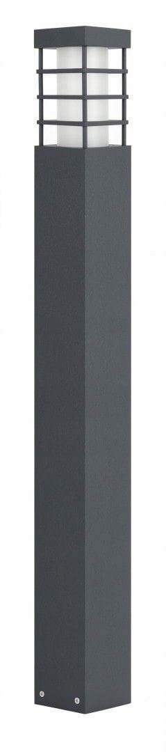 Osvetľovací stĺpik obdĺžnikový vodotesný E27 75 cm čierny