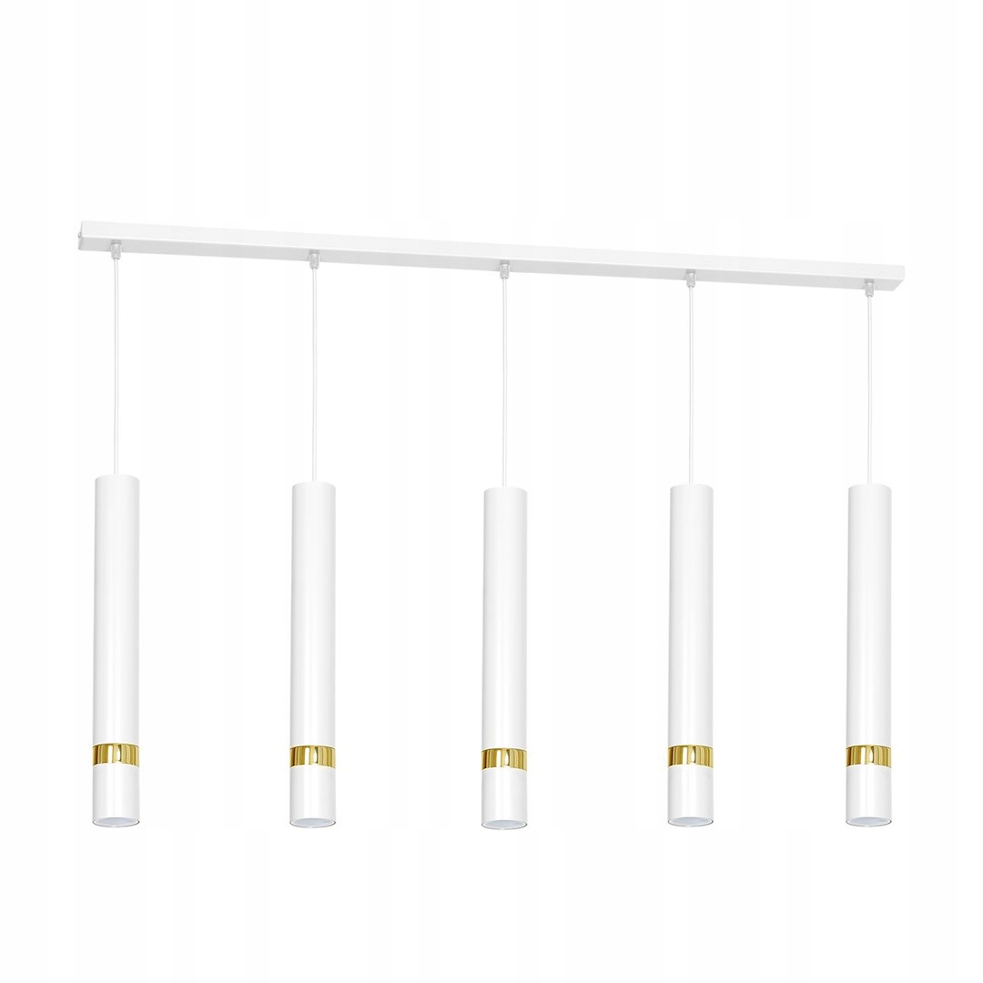 Závěsná lampa Joker 5xGU10 Bílá/Zlatá