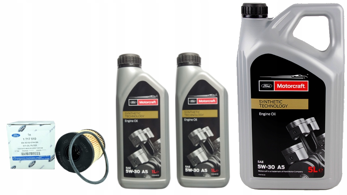 Olej 5W30 + Filtr OE Ford Tourneo Transit 2.2 TDCi