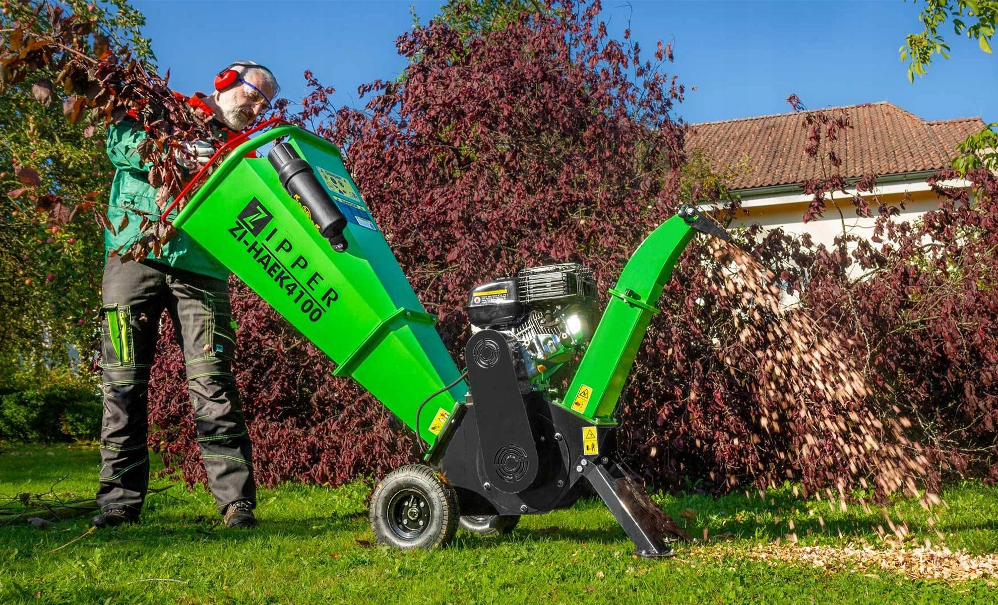 ROZDRABNIACZ DO GAŁĘZI SPALINOWY RĘBAK ZIPPER 10CM Moc silnika spalinowego 5.57 KM