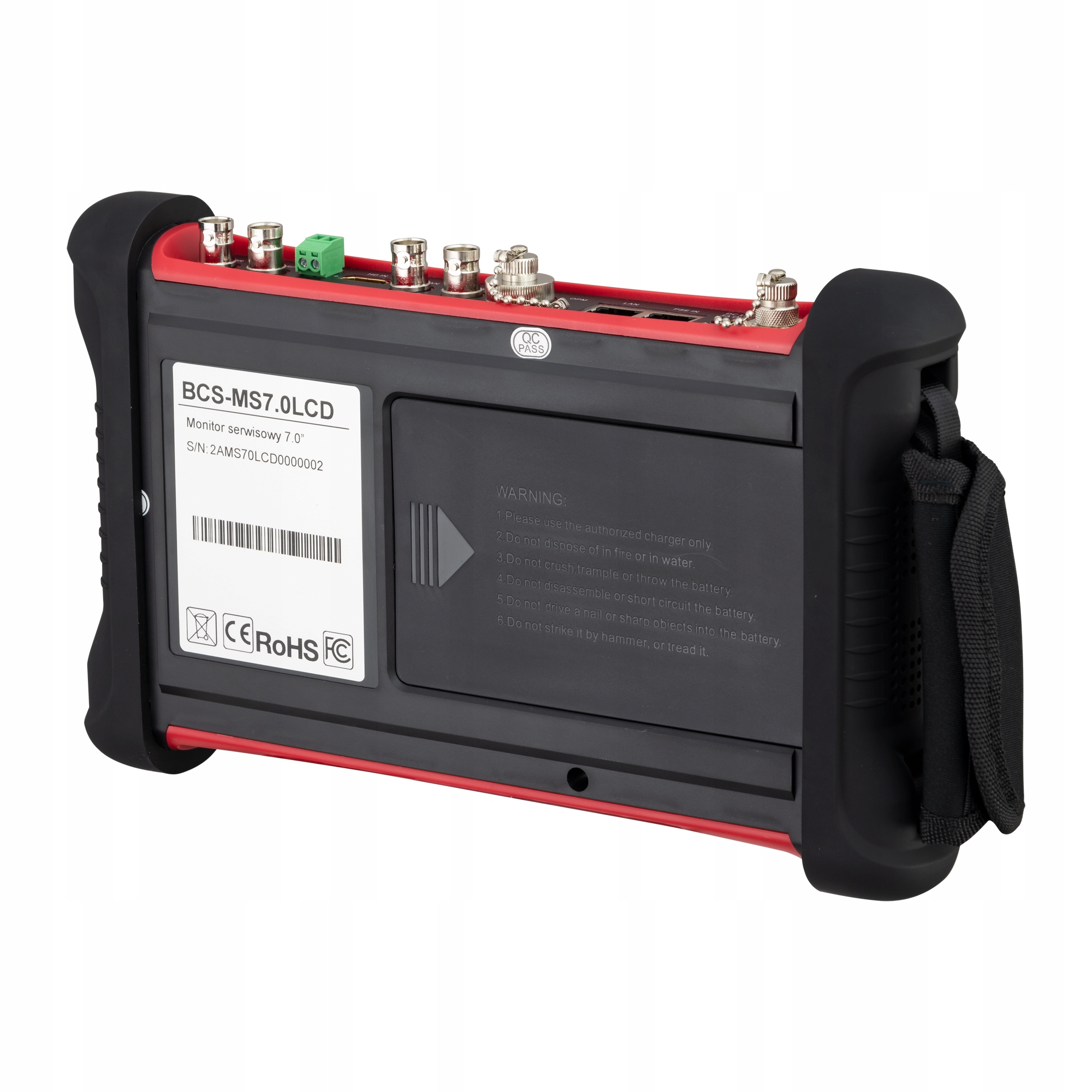 TESTER KAMER WIELOFUNKCYJNY CCTV BCS-MS7.0LCD Model MS7.0LCD