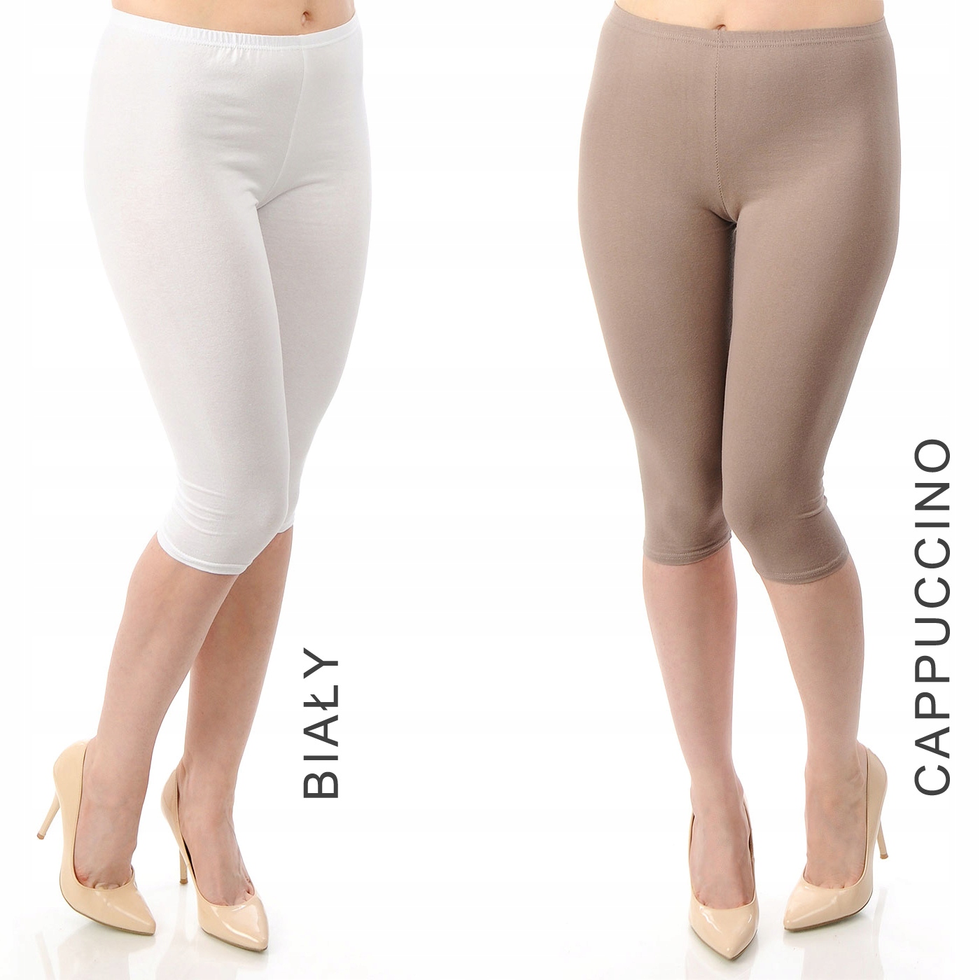 LEGGINSY BAWEŁNIANE GETRY RYBACZKI CAPPUCCINO XL Model 458