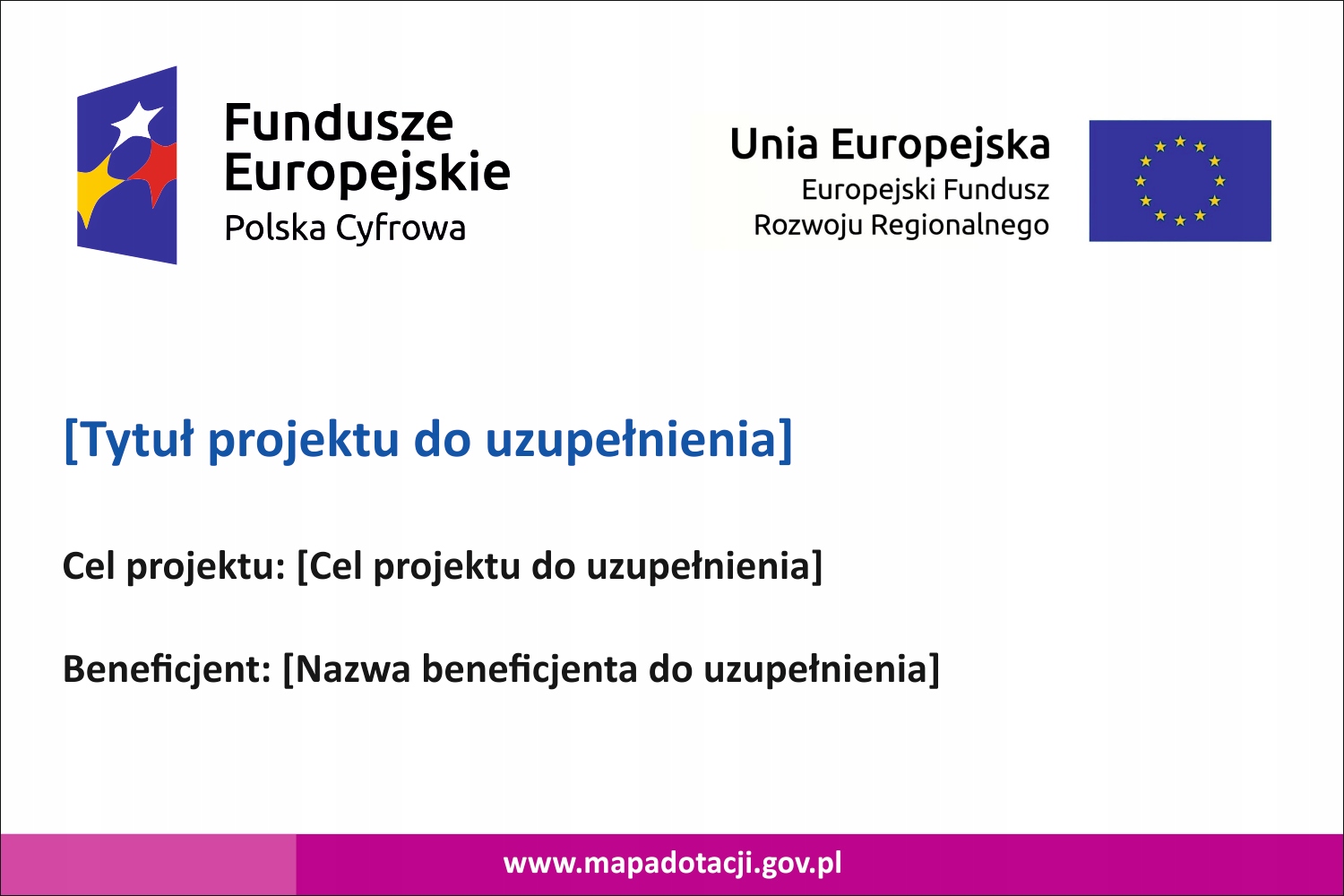 Tablica A3 informacyjna KRAJOWY PLAN ODBUDOWY pcv lub blacha Kod producenta tablica