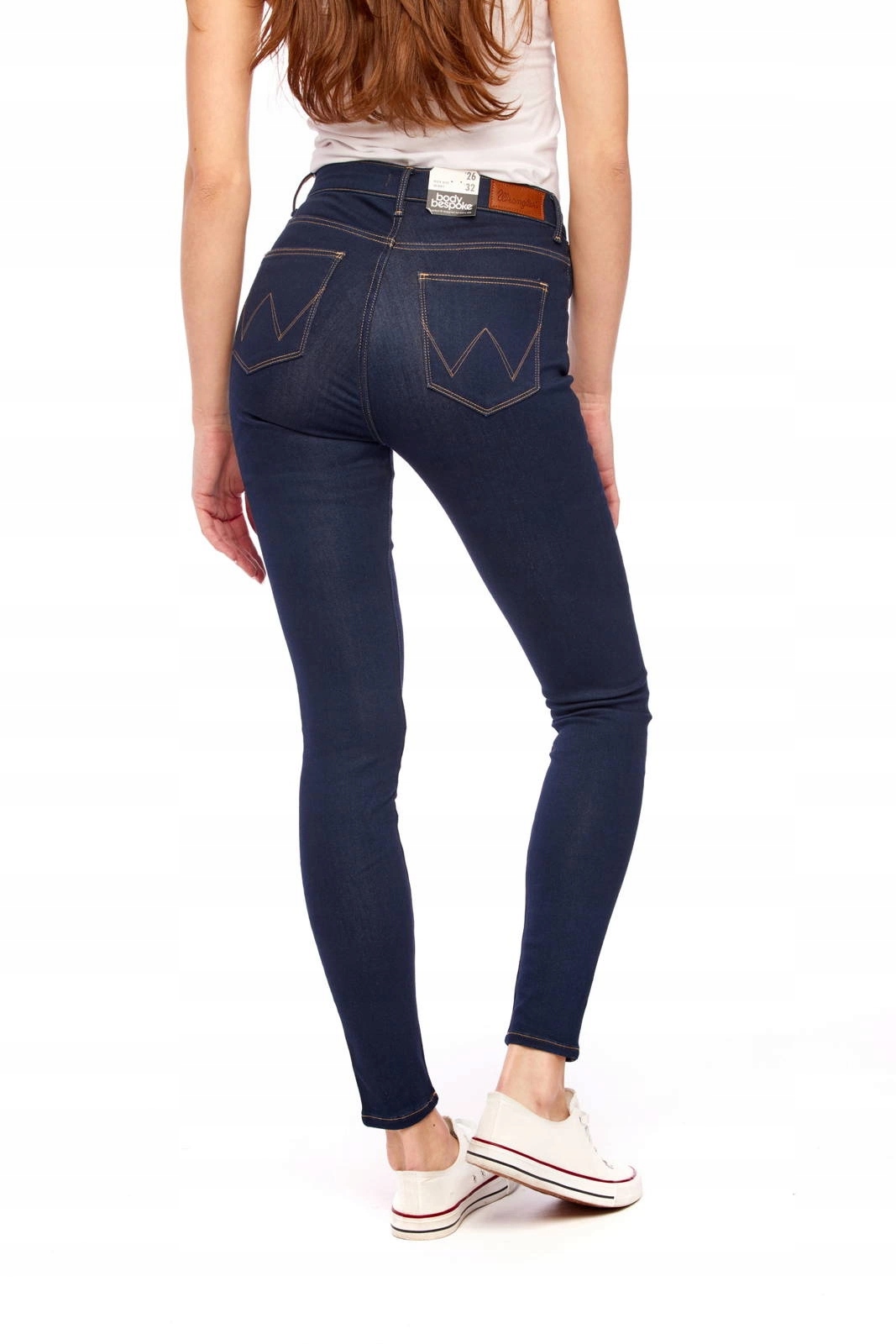 Dámské úzké nohavice džíny Wrangler High Skinny Cosy Touch W27HRL21N 25/32