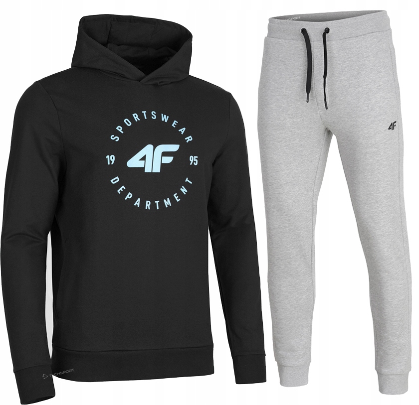 

4F Męski Dres Bawełna Komplet Bluza Spodnie L