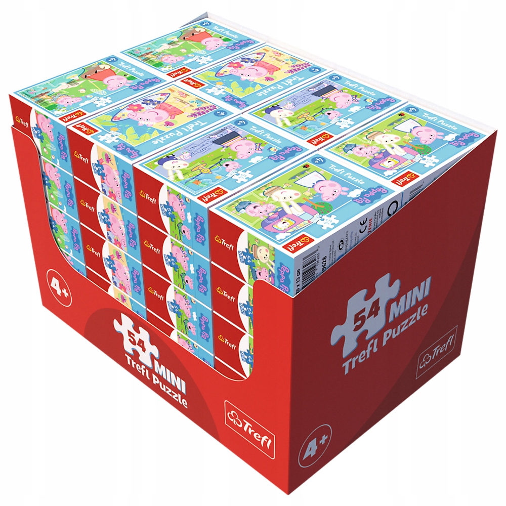Puzzle 54 Mini ŚWINKA PEPPA nad stawem Trefl 19625 Marka Trefl