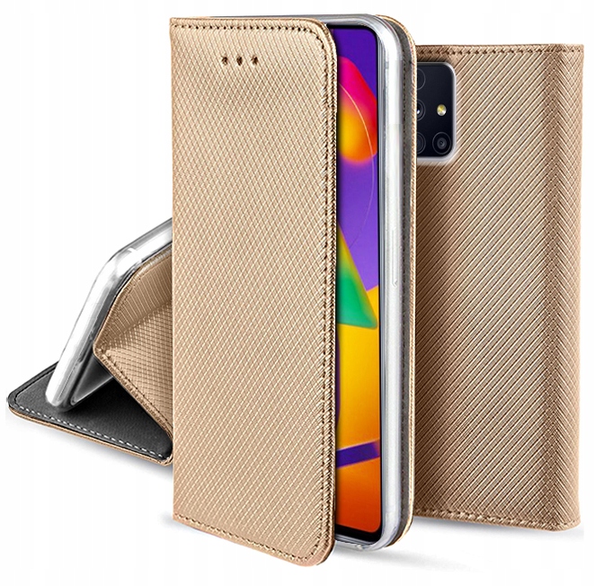 

Etui Portfel Magnetyczny do Samsung M31s Szkło