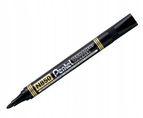 

Marker wodoodporny N850 okrągły Pentel czarny