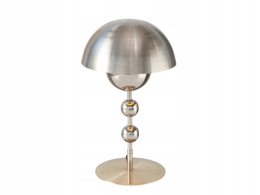 Kovová stolná lampa Luise, 43,5 cm, zlatá