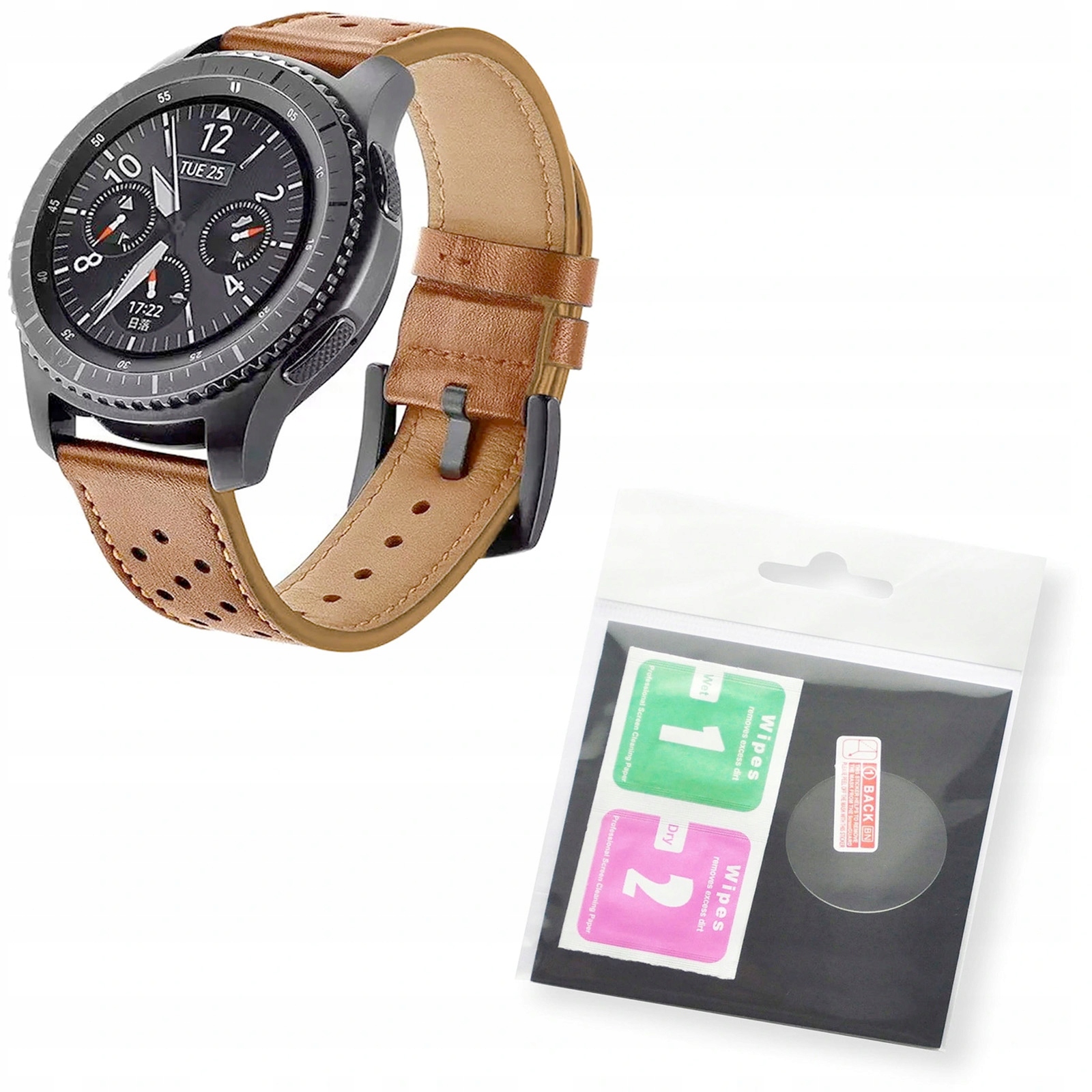 

Zestaw Skórzany pasek Huawei Watch Gt 2 46mm+SZKŁO