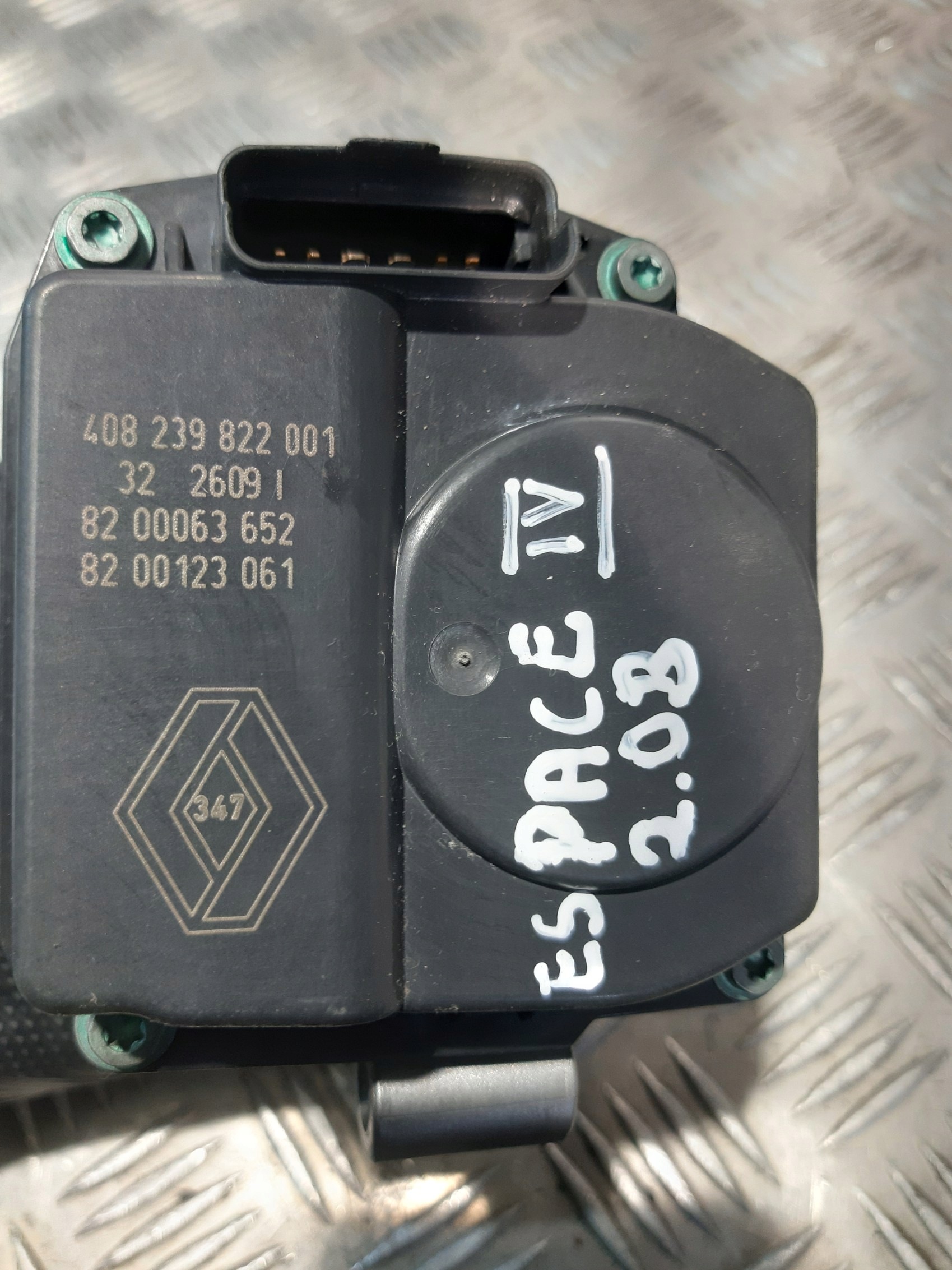 valvola a farfalla RENAULT ESPACE IV 2.0B 408239822001 8200063652