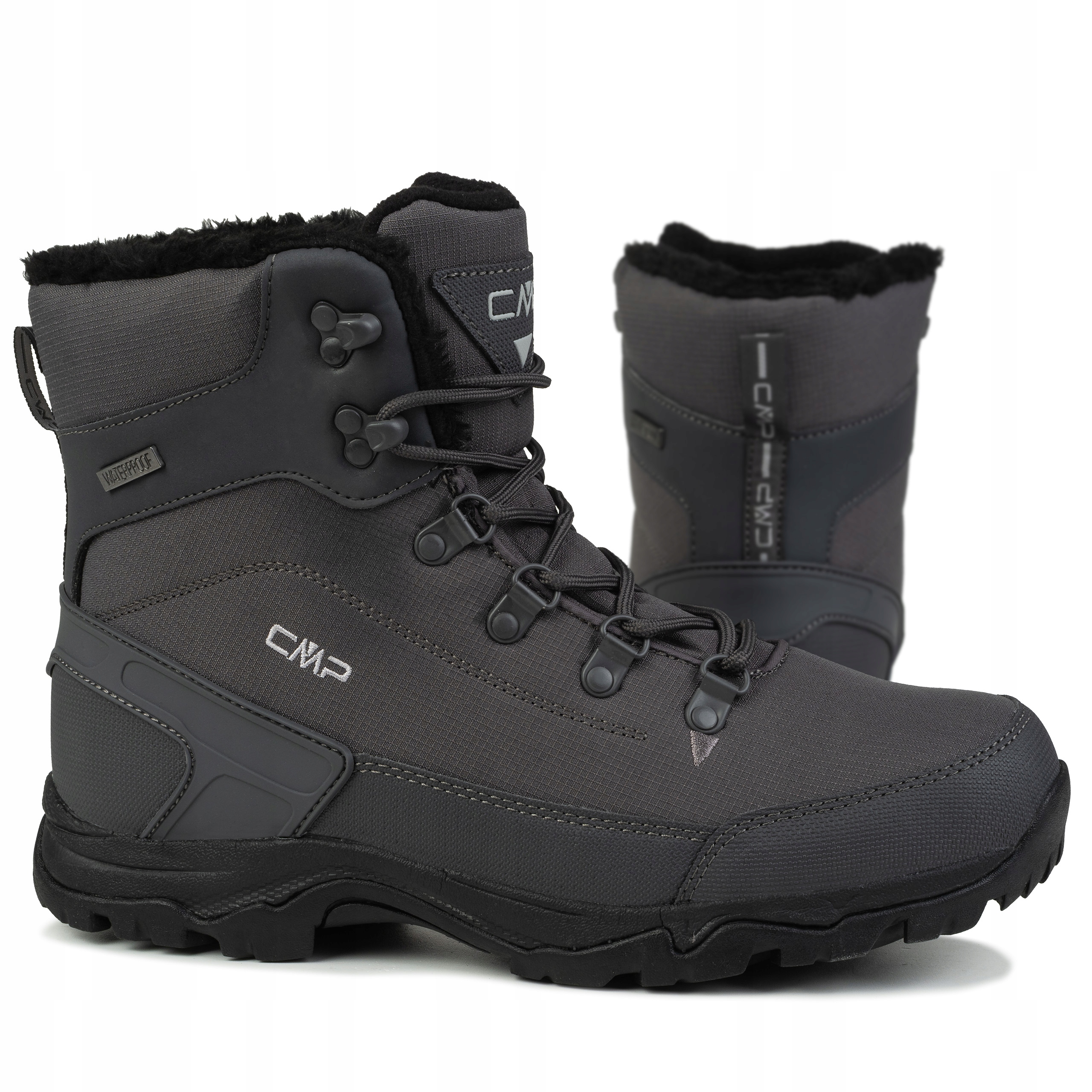 Pánské zimní boty Cmp Railo Snow Boot Wp 39Q4877U887 Graffite Voděodolné