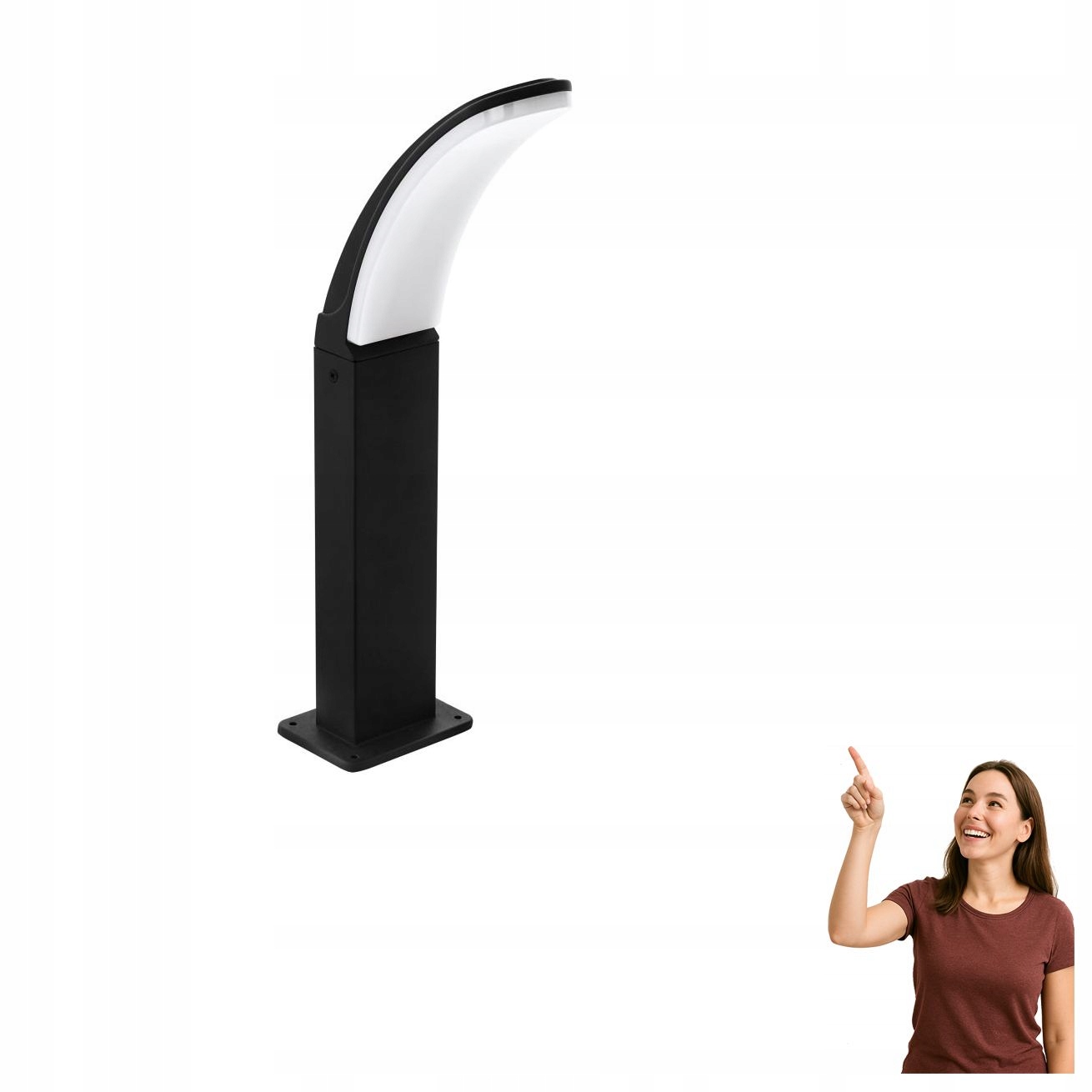 Vonkajšia Led záhradná lampa s stĺpikom 11,5 W Fiumicino 98151 Eglo