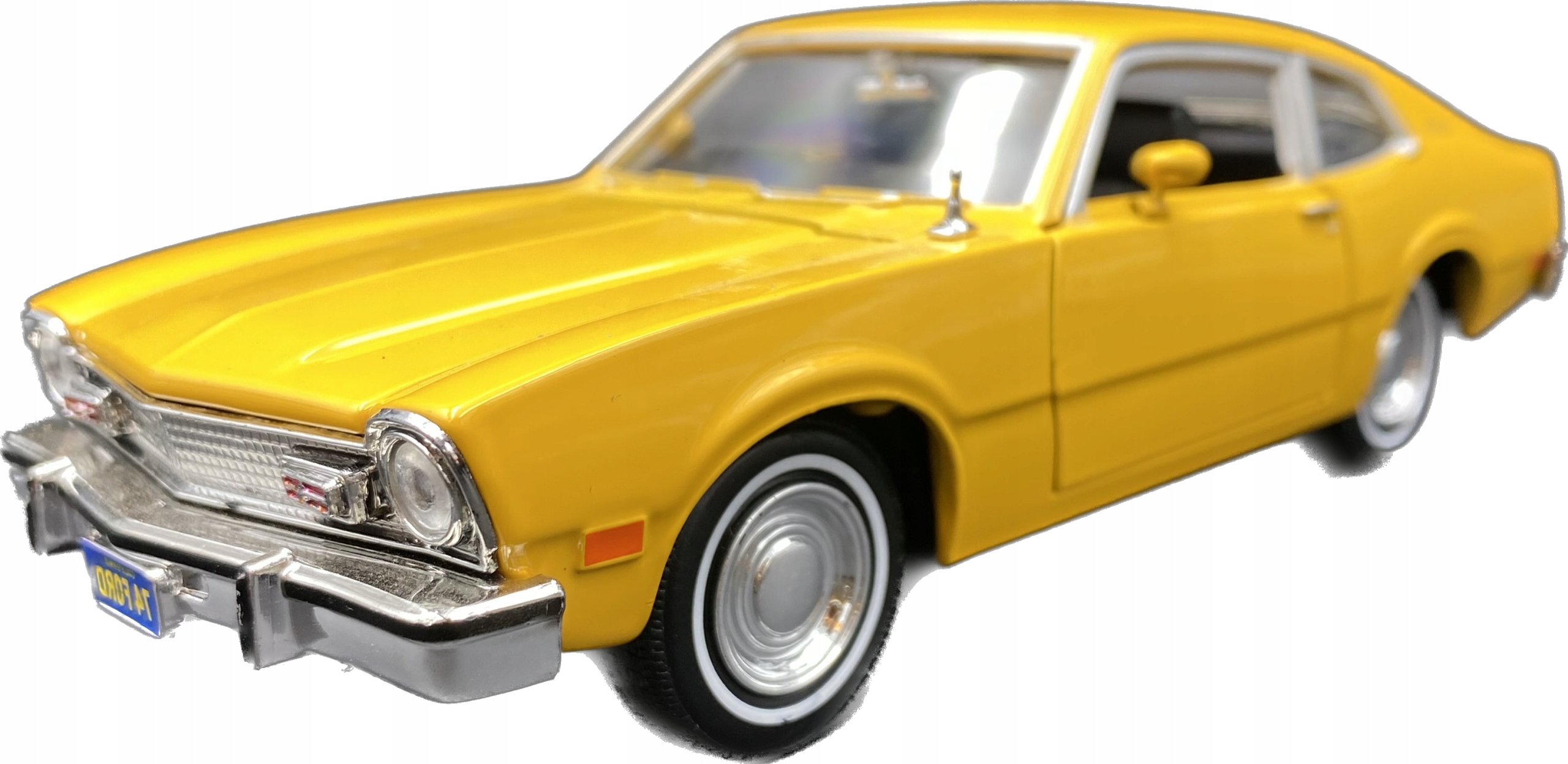 Ford Maverick 1974 žlutý 1:24 Motormax 79042