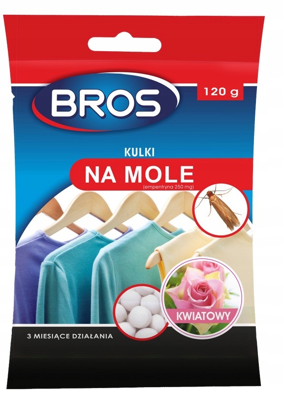 

Kwiatowe Kulki Na Mole 120g Bros
