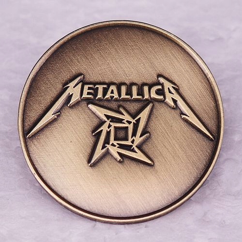 Metallic.. odznaka pins przypinka wpinka
