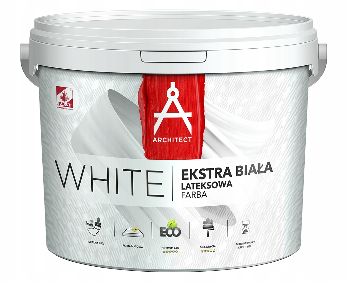 Fast Architect White latexová farba 10 L biela