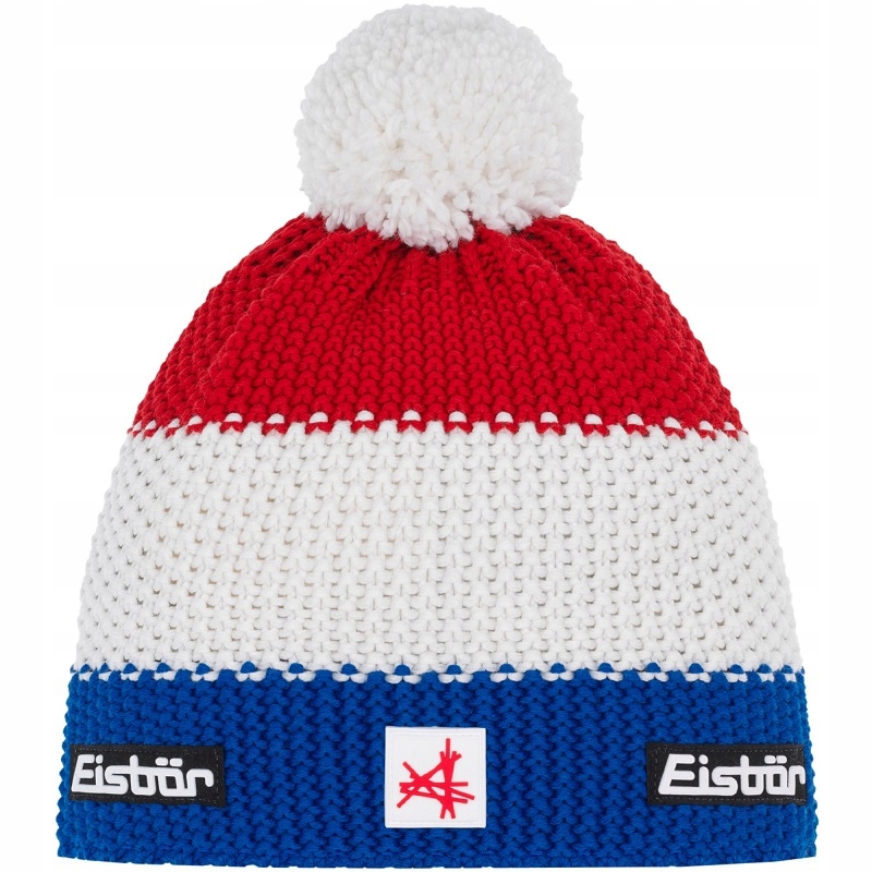 Čepice Eisbar Star Bambule Mu Ski Austria barva France červená bílá modrá