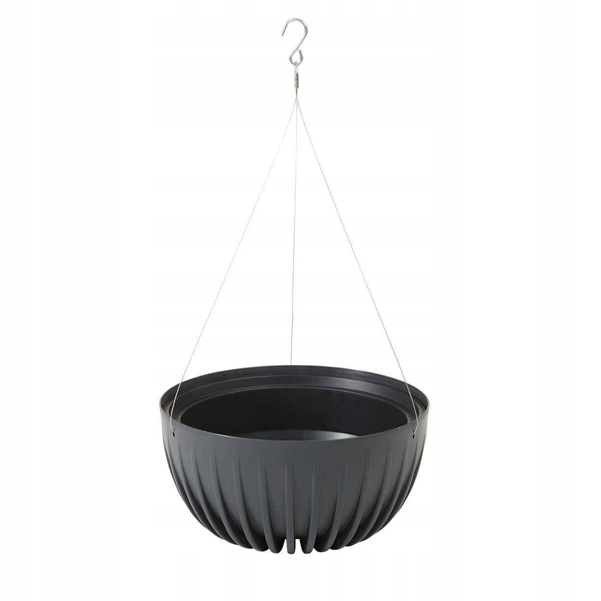 

Doniczka Wisząca Eco Eko recykling Antracyt 24cm