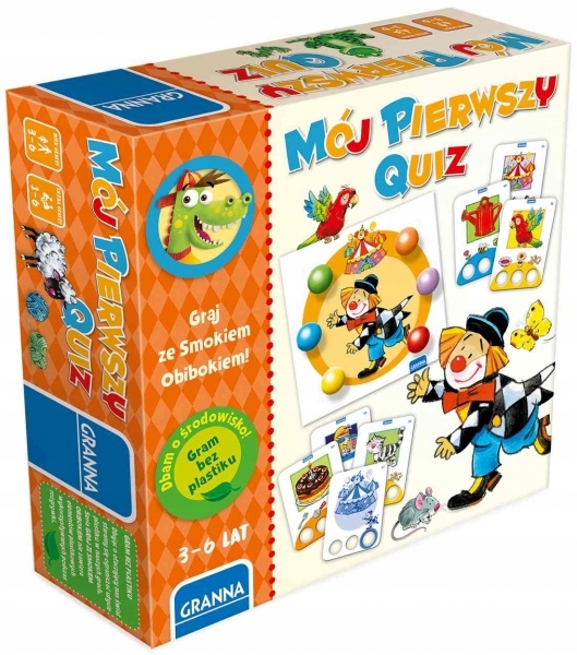 Gra planszowa Mój Pierwszy Quiz Granna-Zdjęcie-0