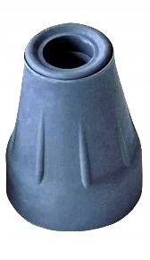 2 nasadki gumowe b. wytrzymałe do kul ortopedycznych łokciowych 17-19 mm