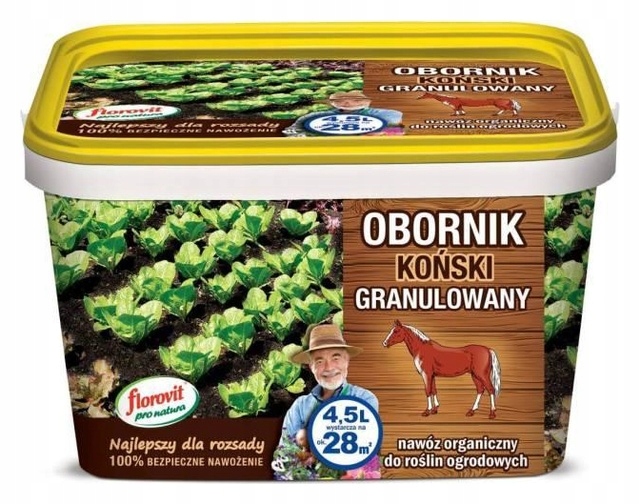 

Florovit ProNatura obornik granulowany koński 4,5L