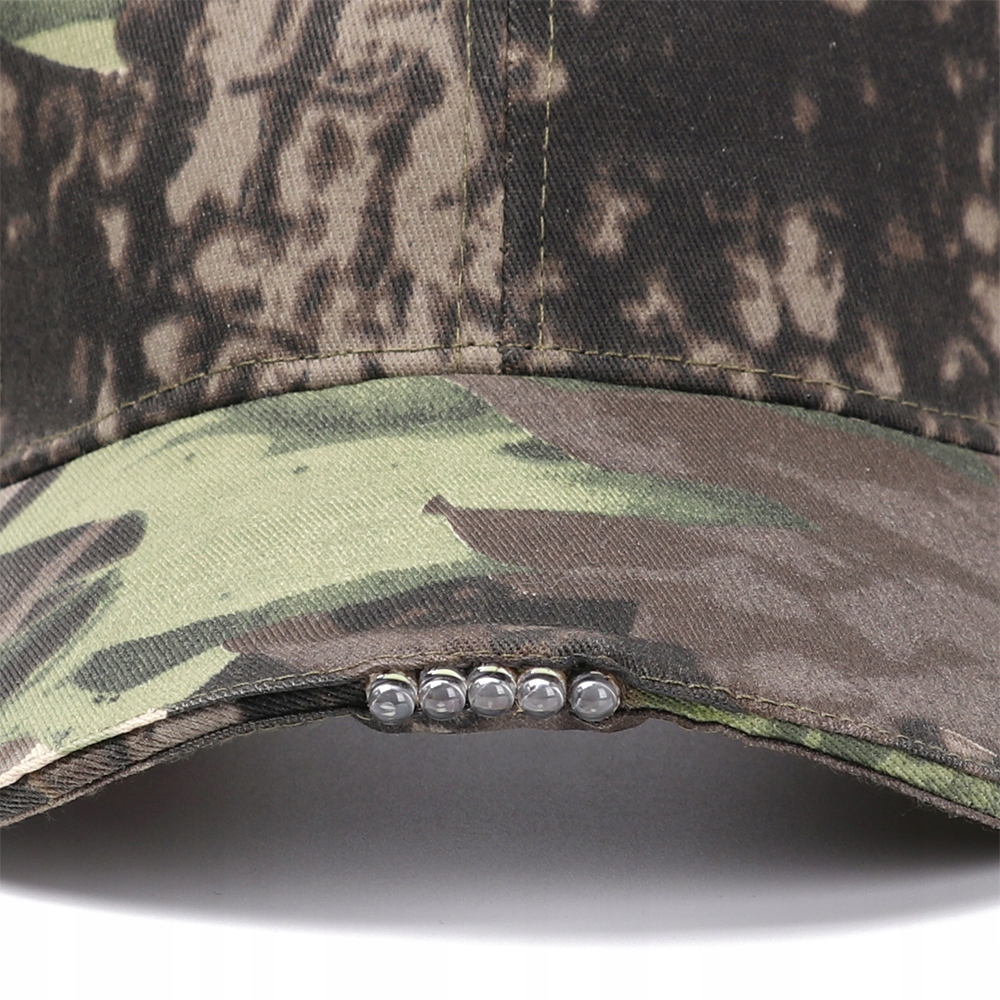 CZAPKA Z DASZKIEM MORO DIODY LED AKUMULATOR Rodzaj czapka z daszkiem