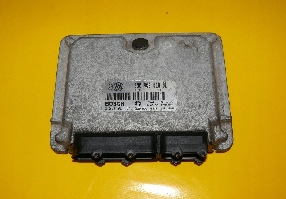 computer control unit of the engine VW GOLF IV 1.9 TDI 90KM 0281001845 038906018BL
