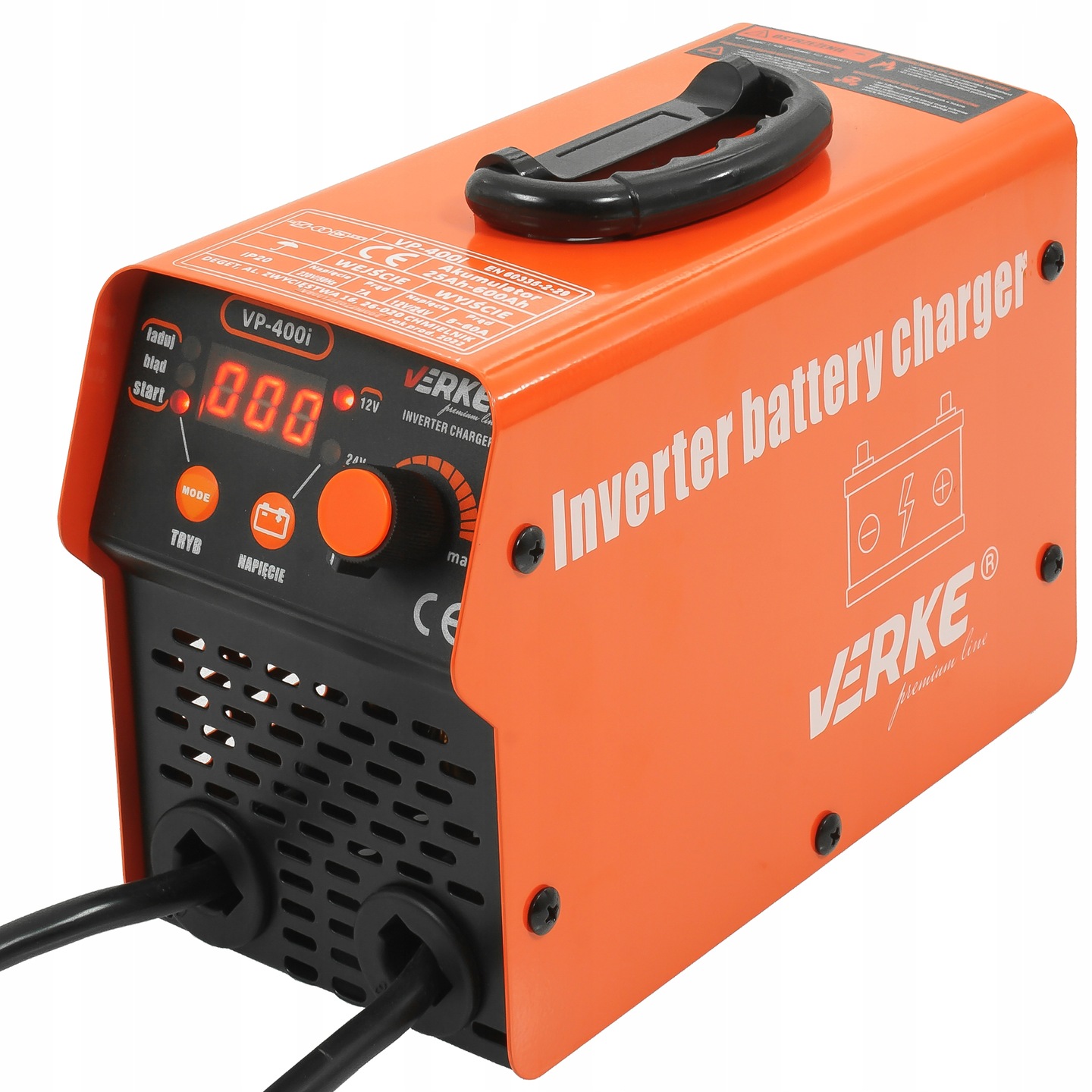 PROSTOWNIK AKUMULATOROWY INWERTOROWY 400A ROZRUCHEM ŁADOWARKA AKUMULATORÓW Marka SELL