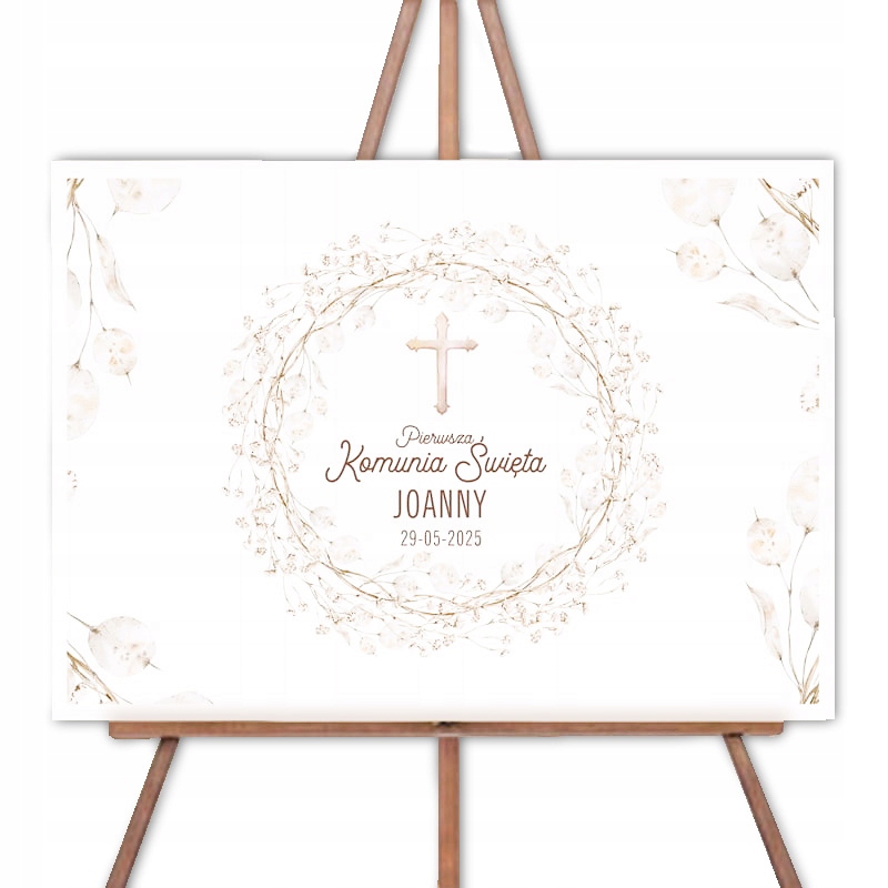 

Plakat komunijny personalizowany z imieniem 50X70