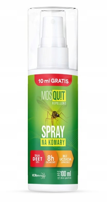 

Mosquit Repellent Spray Na Komary 100ml Deet 20%