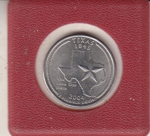 USA 25 centow 2004 P Texas