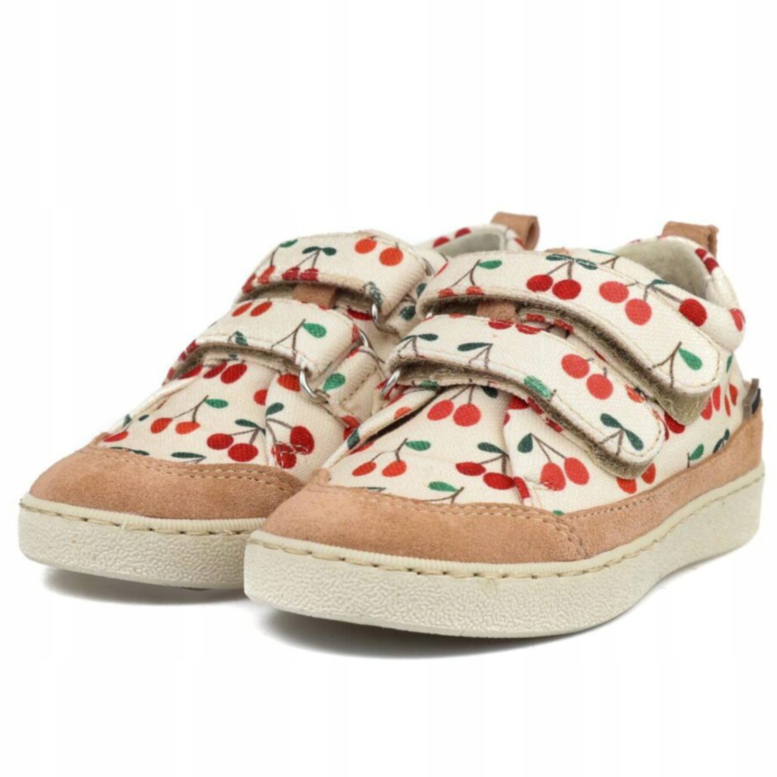 Mido 20-56 Trzewiki Półbuty Trampki Dziewczęce Cherry Beige Wisienki R 20