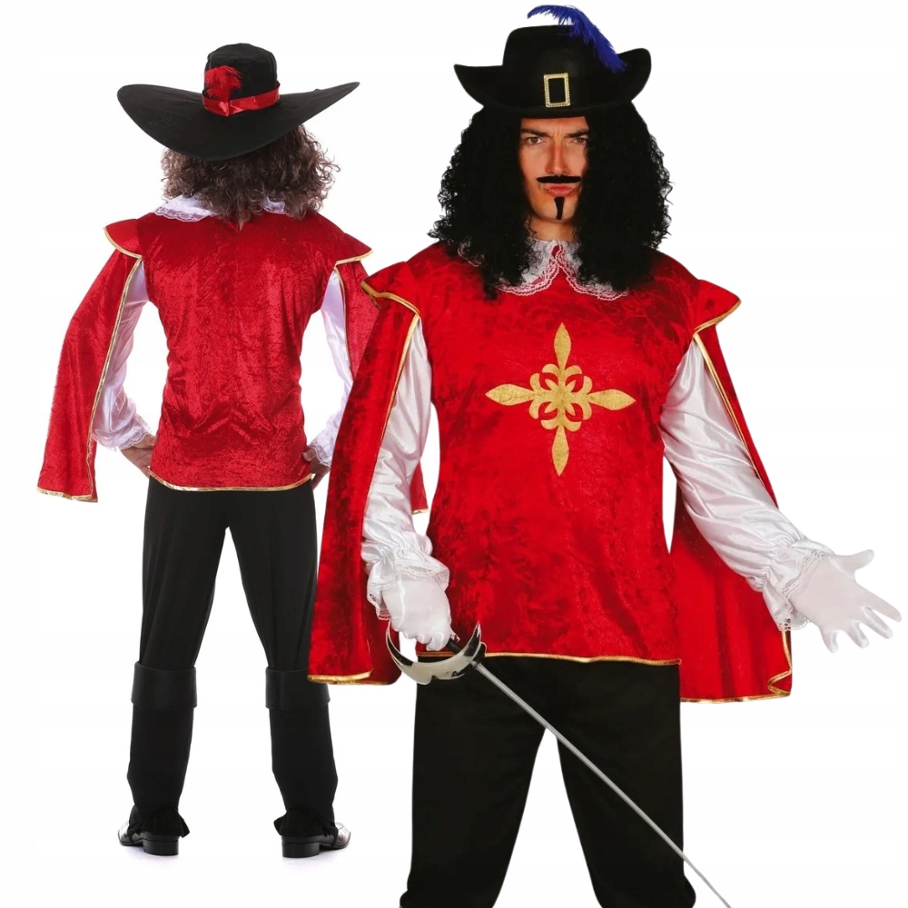 Kostým pro dospělé mušketýra Mušketýr Košile Kalhoty vel M