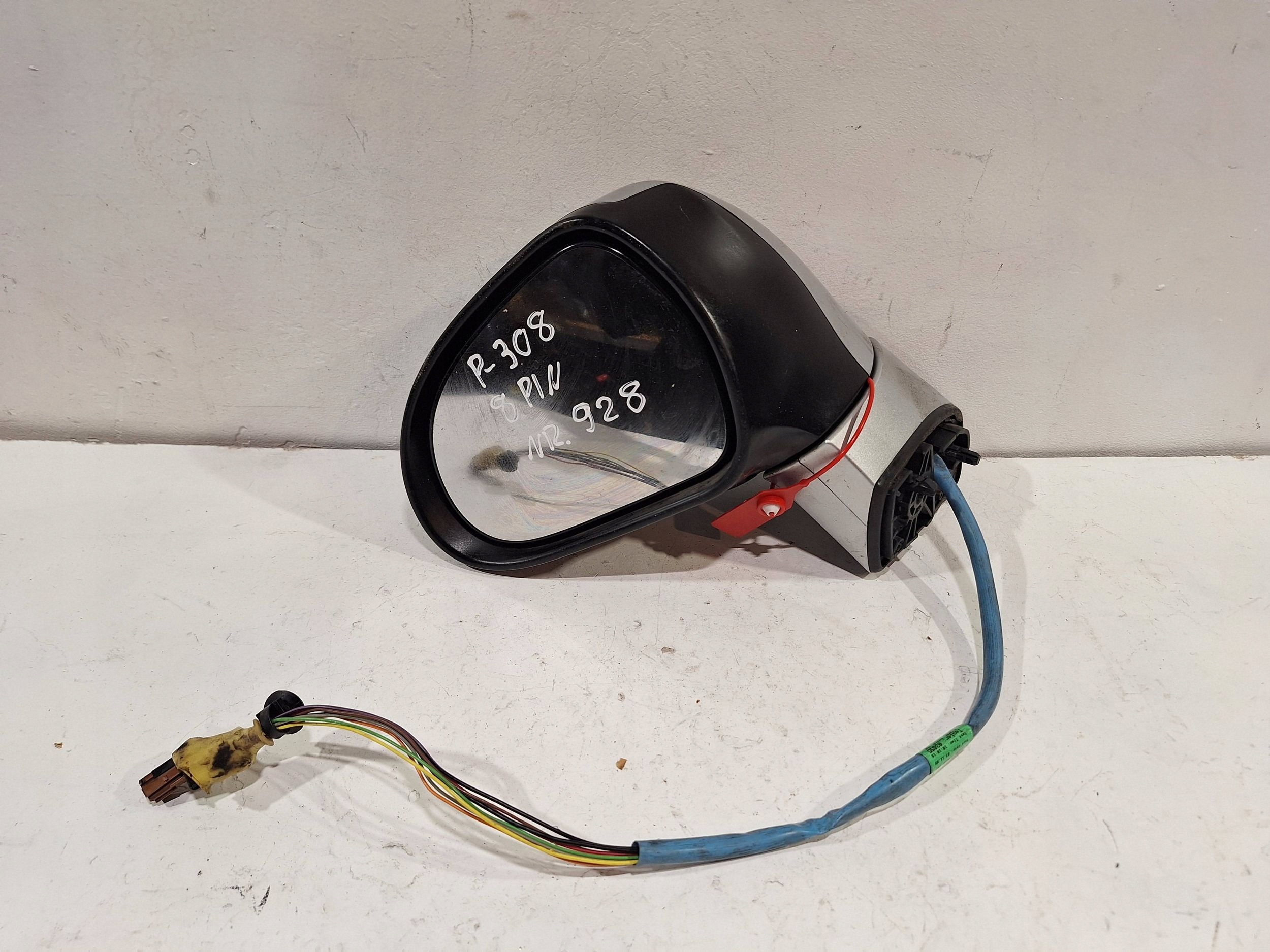 mirror exterior left PEUGEOT 308 and 8 PIN 08