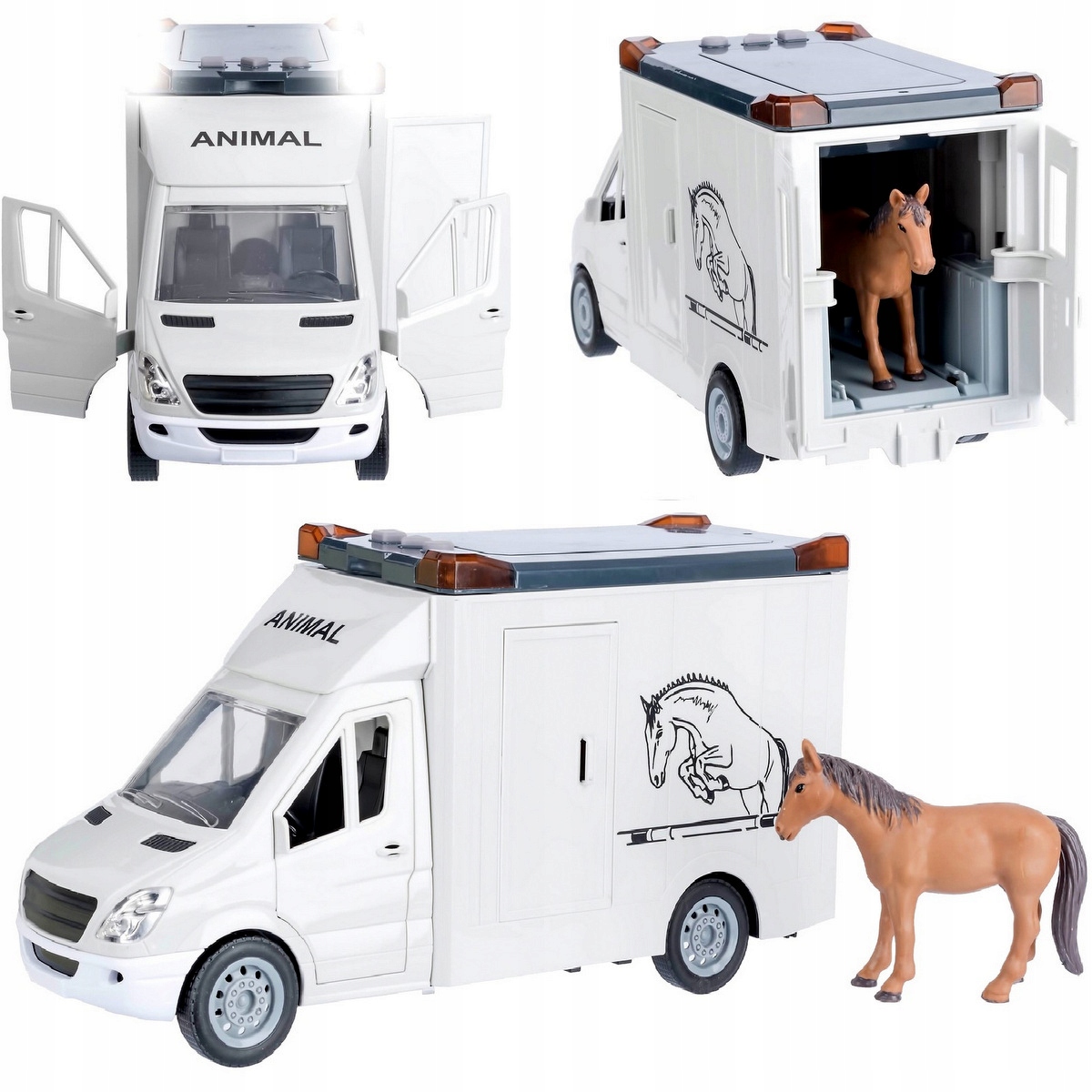 

Auto Beautiful do przwozu koni światło/dźwięk