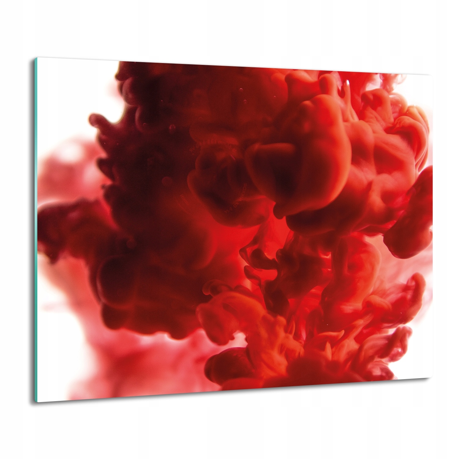 

osłonka kuchenna druk Czerwona farba woda 60x52