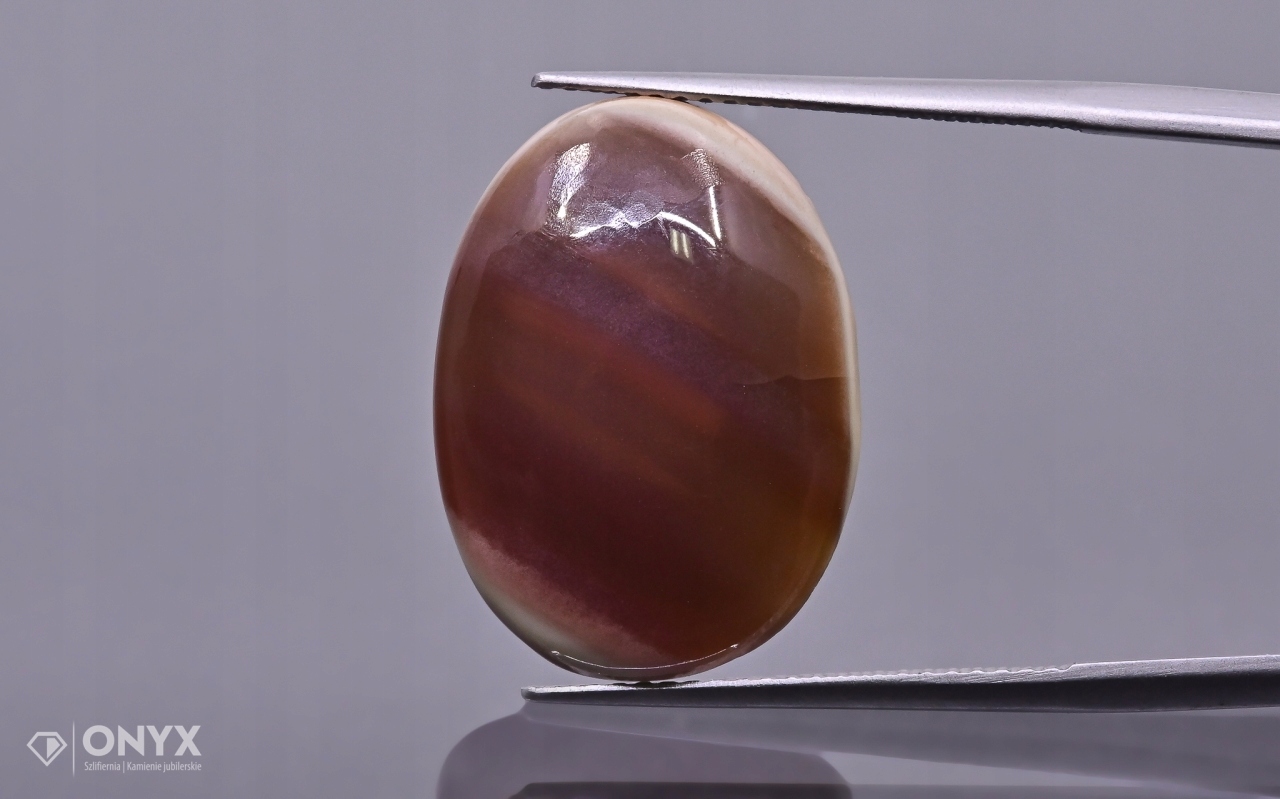 Jaspis Imperial nízký kabošon nepravidelný 20,5x15 mm