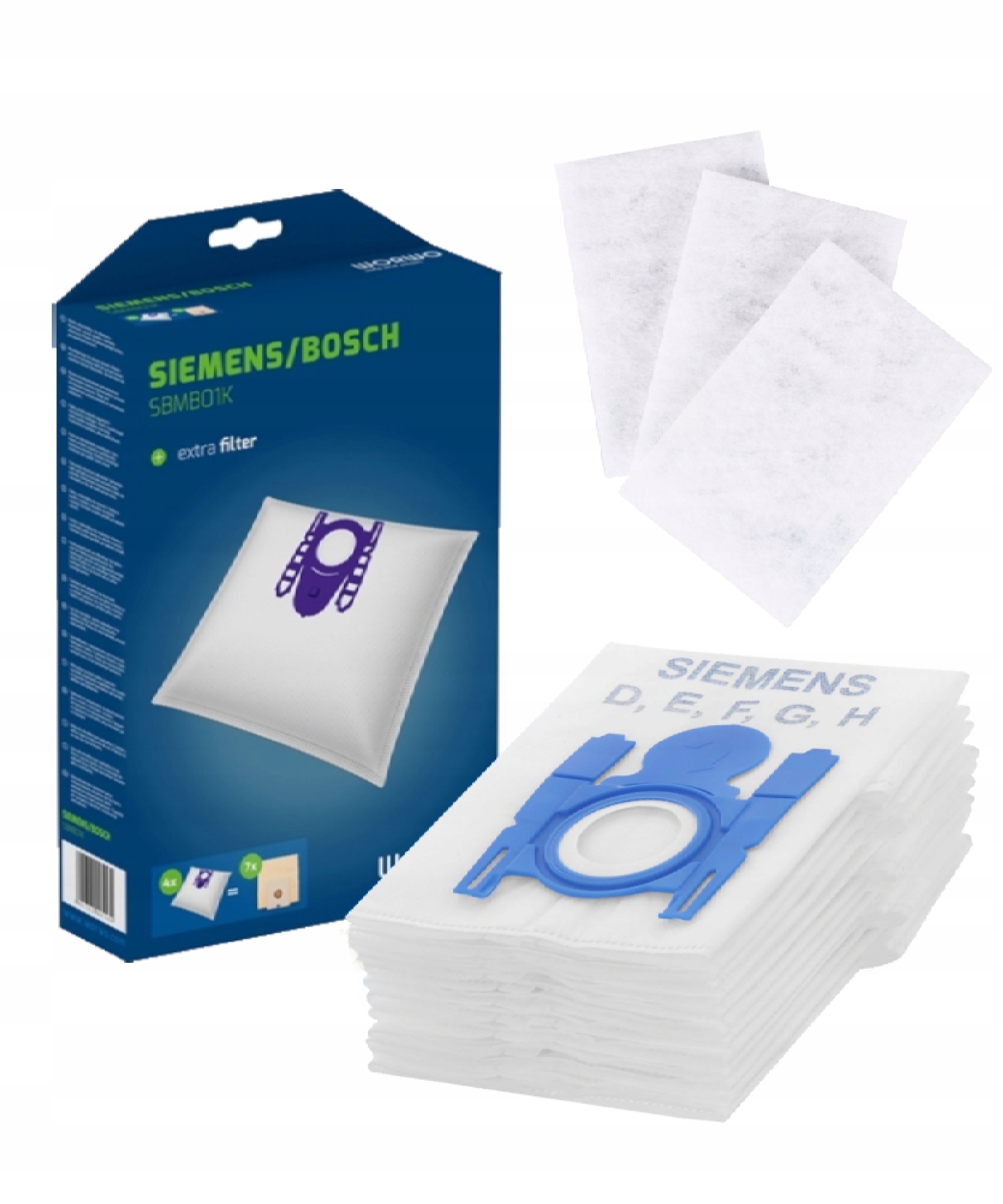 12x WORKI DO ODKURZACZA BOSCH SERIE 2 VBBS07Z2V0