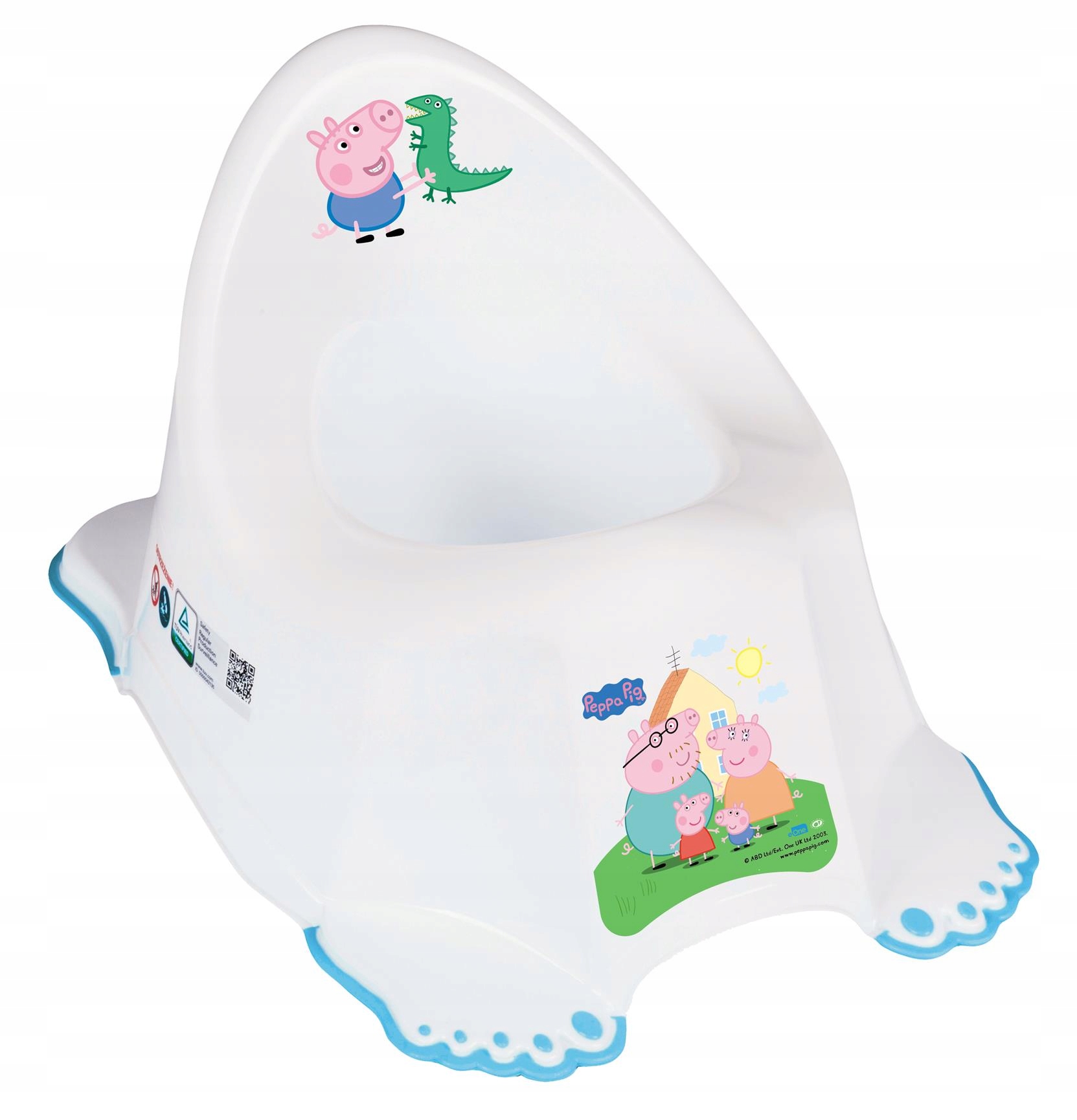

Nocnik antypoślizgowy Tega Baby Peppa Pig biały-n