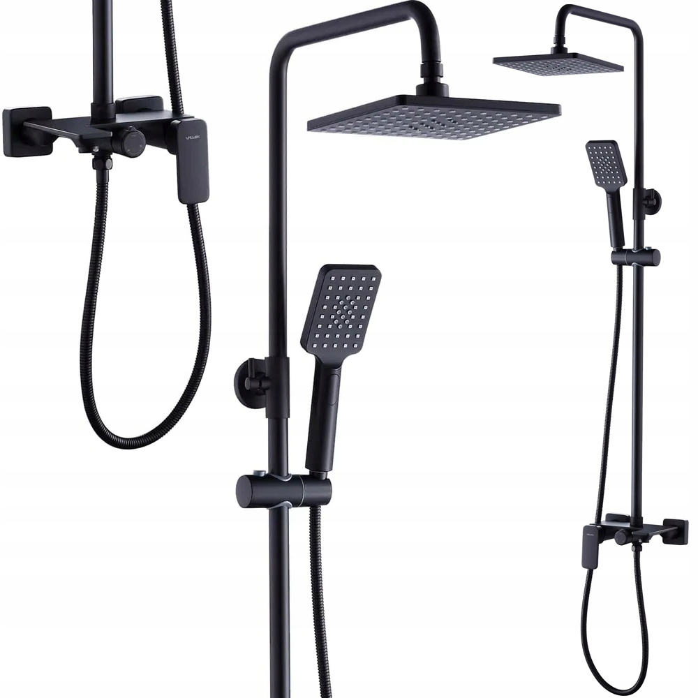 Nástenná Sprchová Súprava S Vypínačom Loft Valvex Black