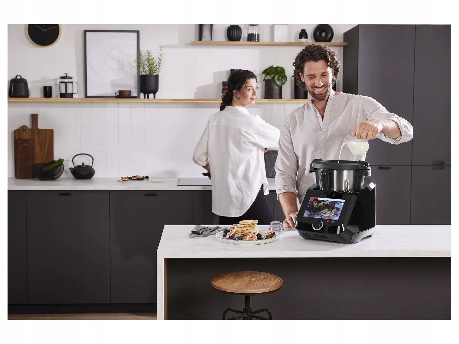 NOWY LIDLOMIX 2025 MONSIEUR CUISINE SMART ROBOT KUCHENNY 1200 W WiFi RATY 0 Marka SilverCrest