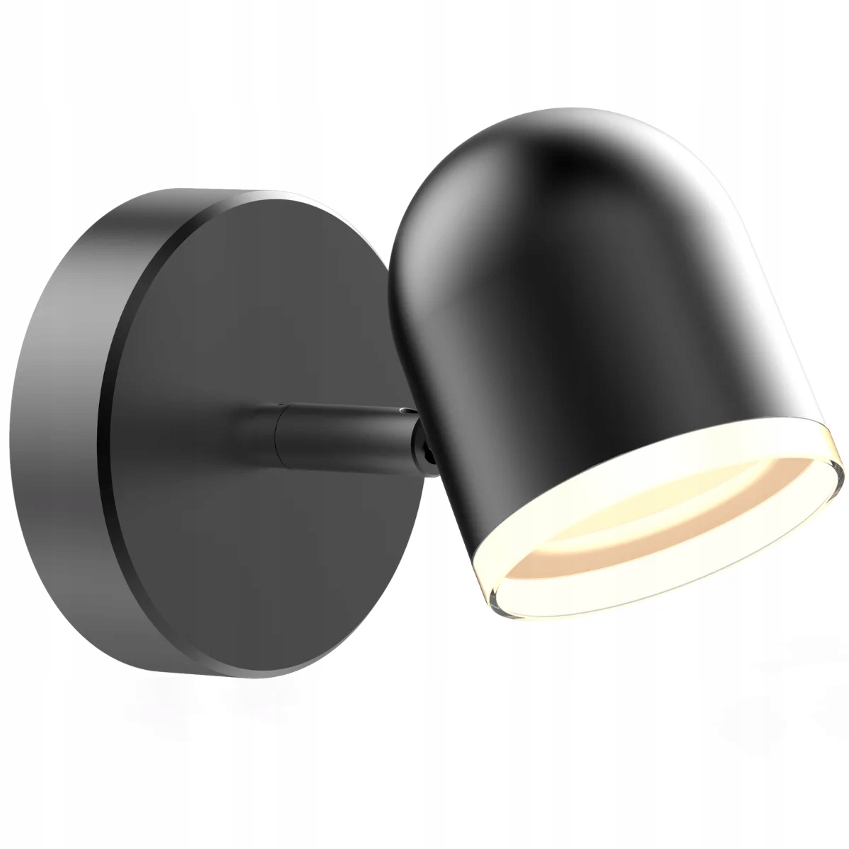 Nástěnné Led svítidlo reflektor černé, moderní, do ložnice, teplé Polux