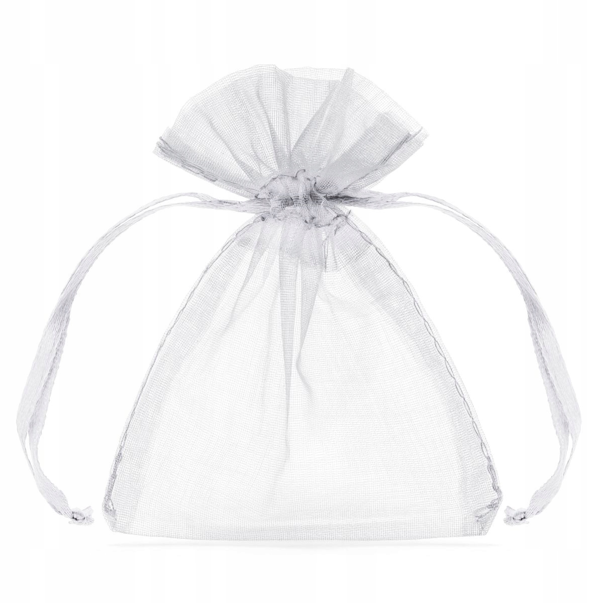 

Woreczki Z Organzy Białe na komunie wesele 10 szt