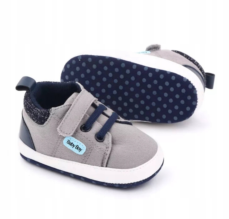 BUCIKI niemowlęce NIECHODKI trampki r.17/18 11cm Marka Inna marka